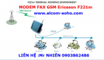 MÁY FAX KHÔNG DÂY ALCOM-218 , MODEM FAX DI ĐỘNG ALCOM-212 VÀ ERICSSON